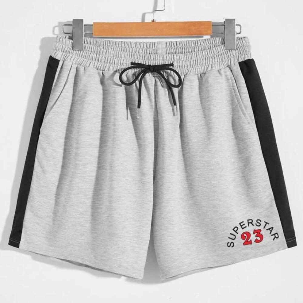 Guys Letter Drawstring Shorts